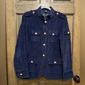 Ladies Vintage Izod Military Style Jacket